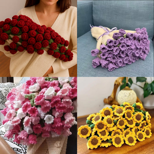 Handmade Flower Blanket